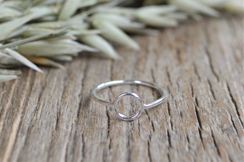FINGERRING SILBER KREISLI FEIN ART NR. FR 104 – Bild 2