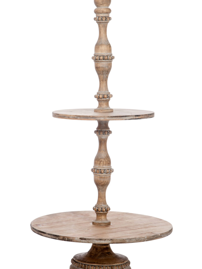 Etagere Perlen 2 Niveau Holz Naturell Art. Nr. JL 58515