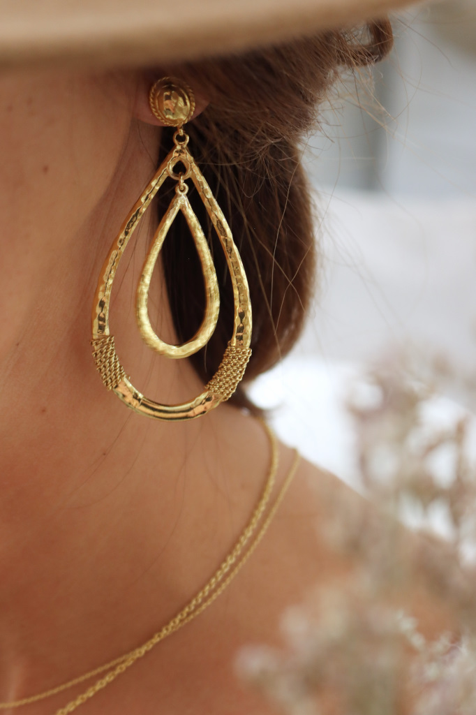 sale Gold Ohrenhänger Saga Pink Sand Art. Nr. PS 40-1953