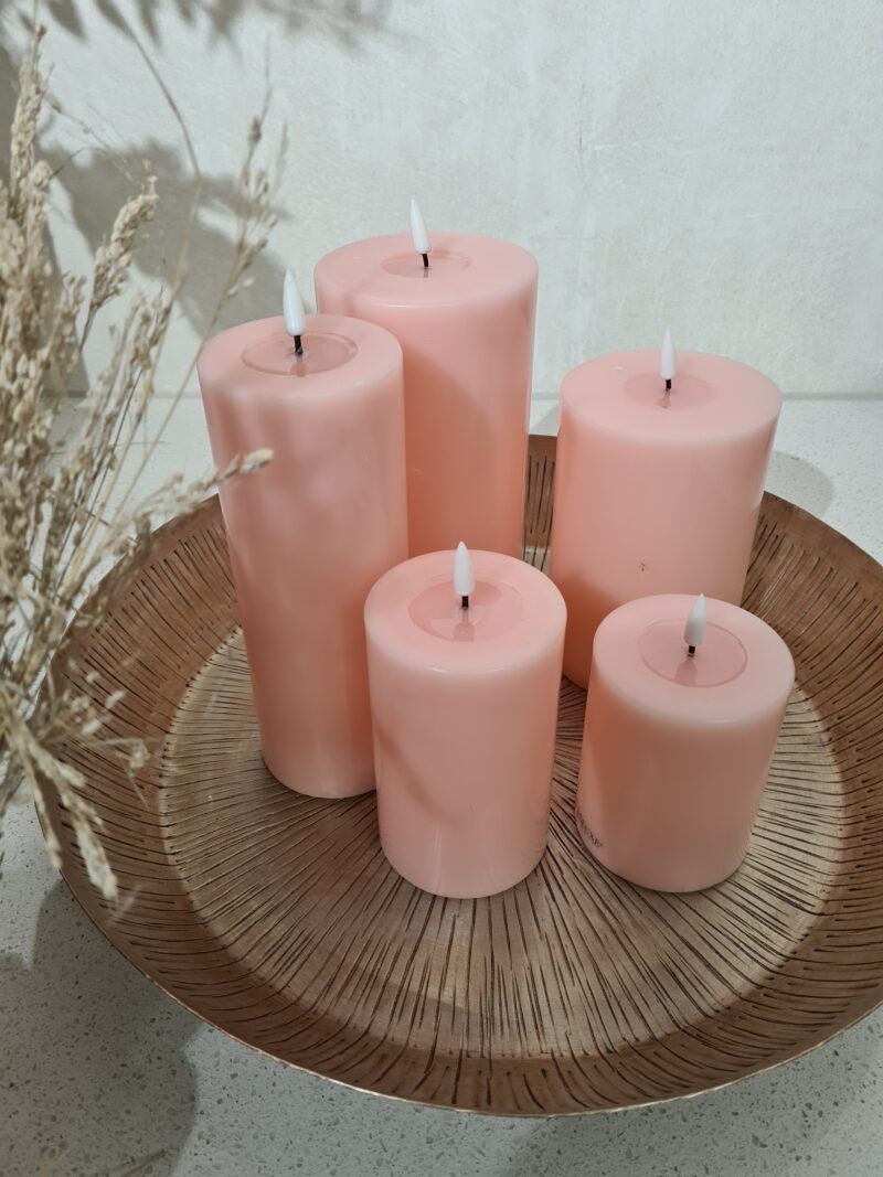SALE DELUXE Homeart LED Kerzen Light Pink Art. Nr. 0146-1 – Bild 2