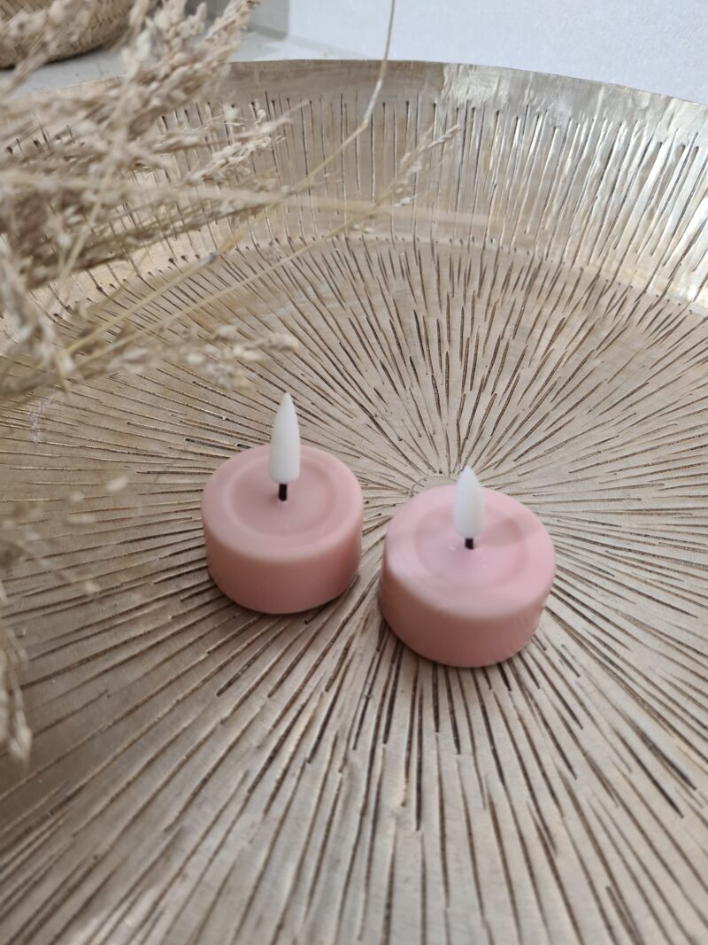 SALE DELUXE Homeart LED Kerzen Light Pink Art. Nr. 0146-1 – Bild 4
