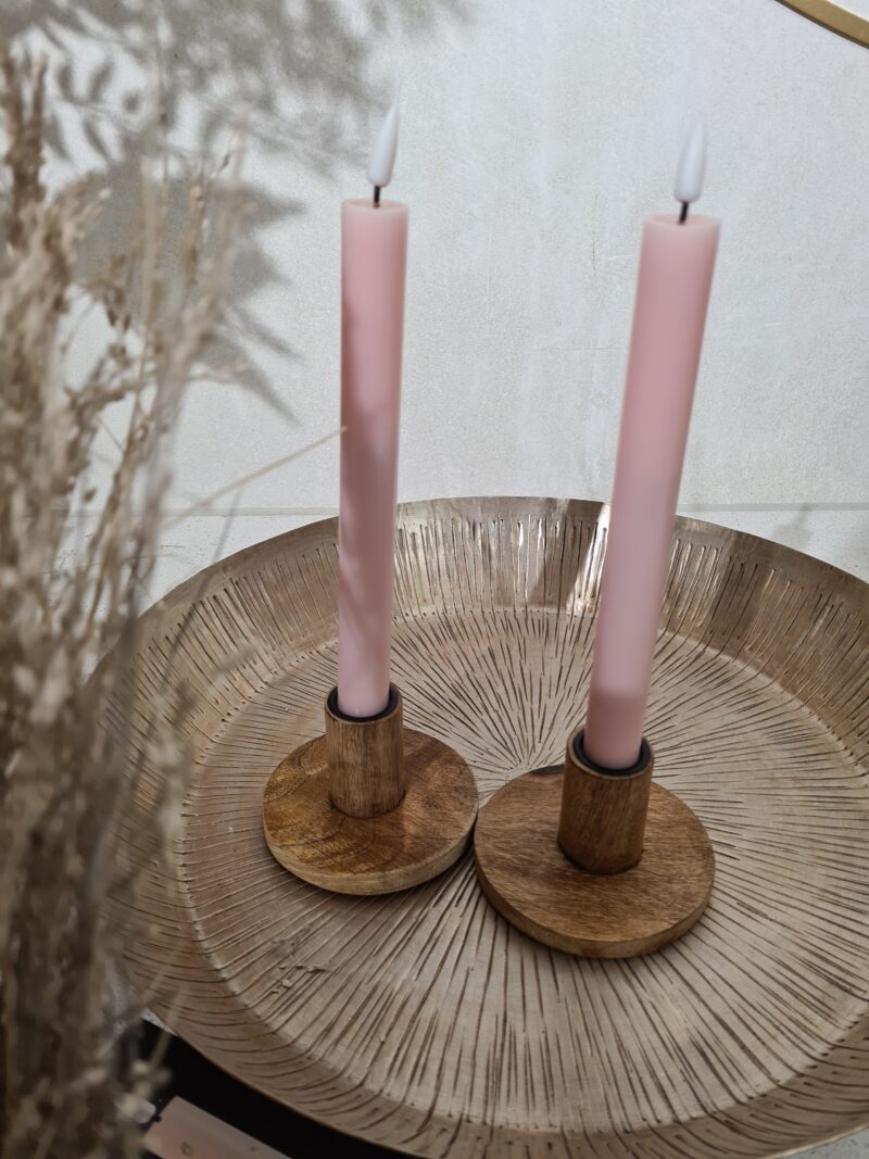 SALE DELUXE Homeart LED Kerzen Light Pink Art. Nr. 0146-1 – Bild 3