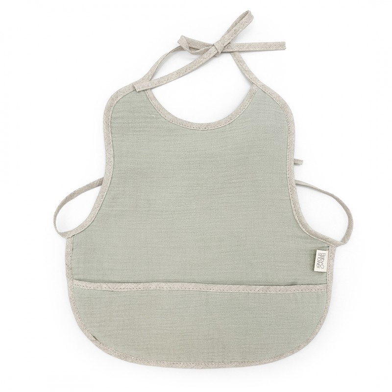 Maxi-Lätzchen für Kleinkinder sage powder green  Art Nr. Bs 9