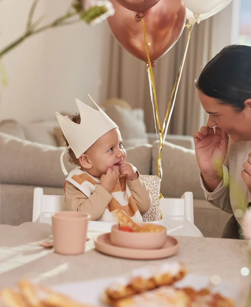 Geburtstagskrone 12x35cm Party Collection - Ivory creme Art nr. Jo25