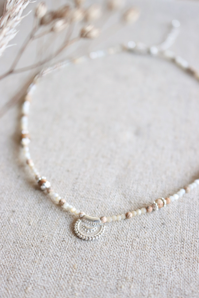 Silber  Halskette Landscape P Jaspis Argento Art. nr. C.0515M