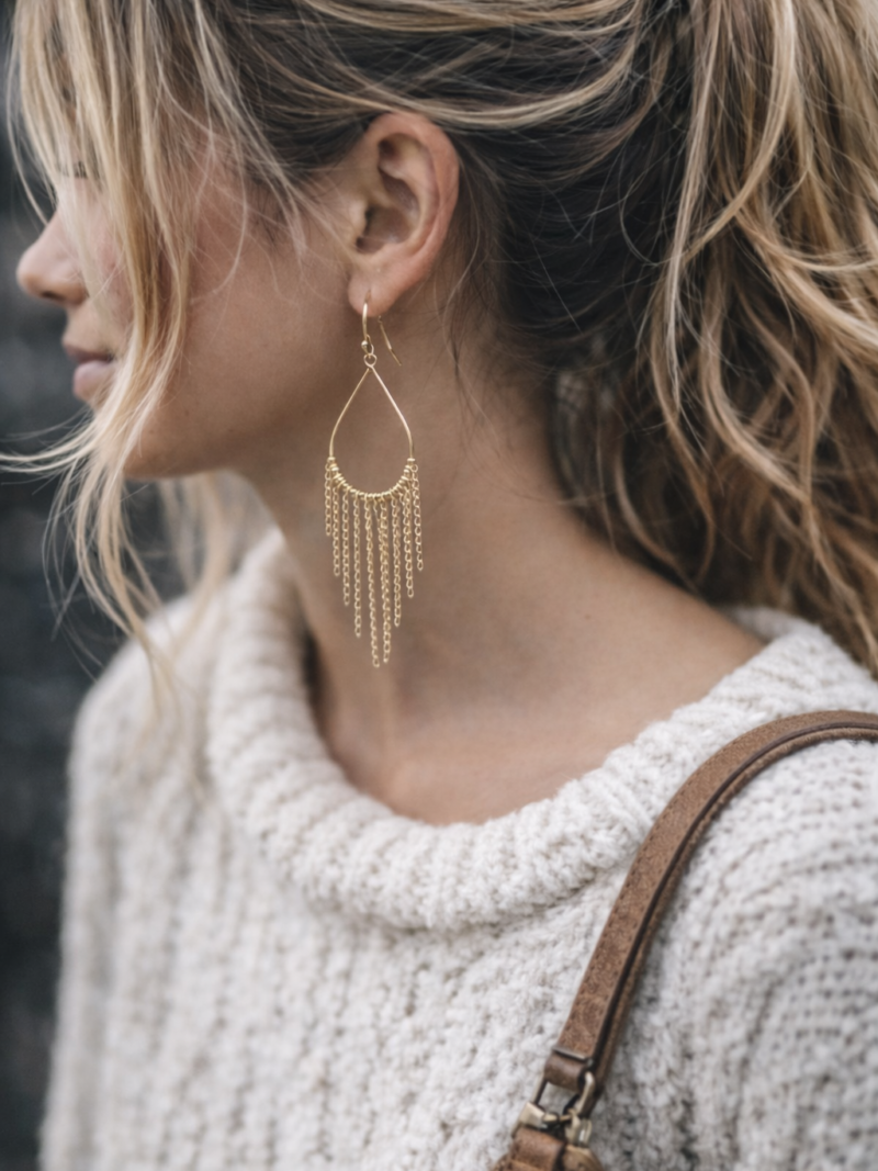 Gold Ohrenhänger Ninon Art. nr. OH 01697