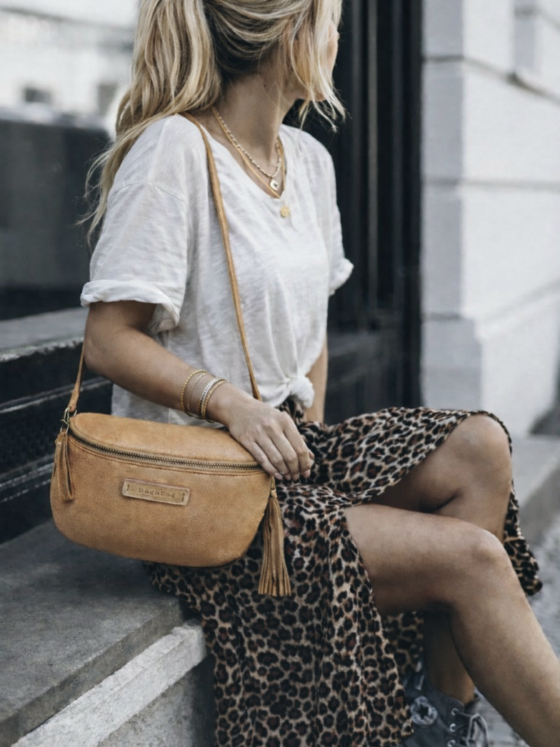 Gürtel / Umhängetasche Verona CAMEL hell Bag2Bag art nr. B24