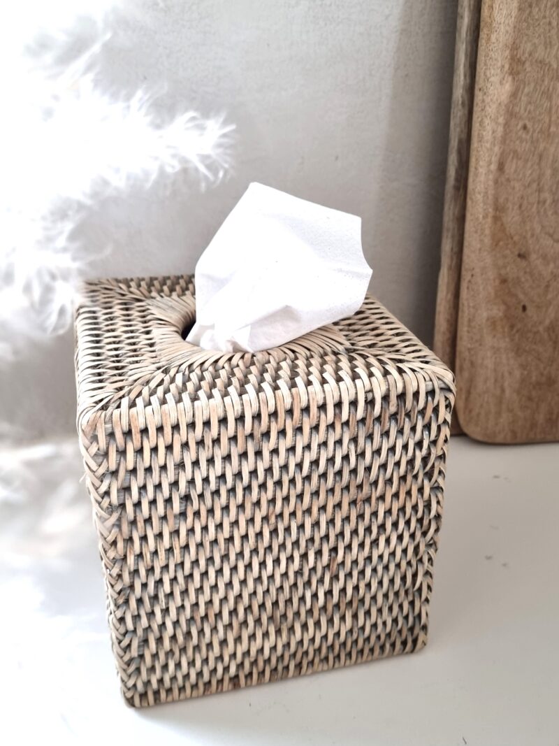 Rattan Nastuch box  Quadrat Art nr. A 875
