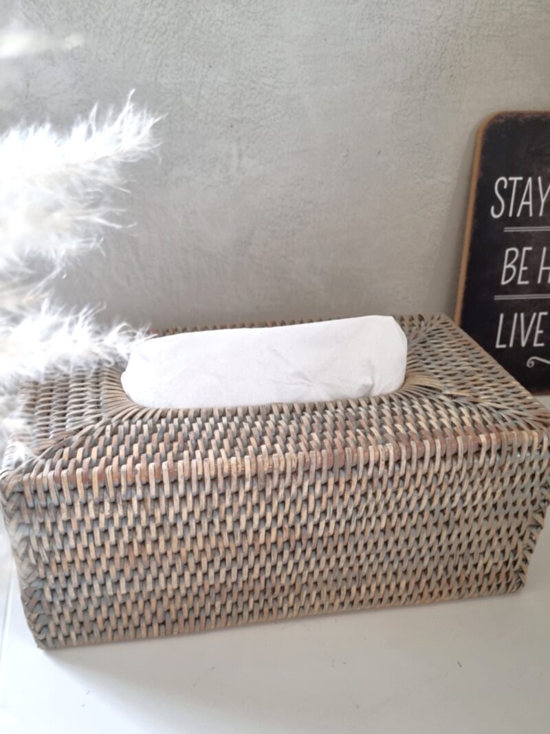 Rattan Nastuch box  rechteckig Art nr. A 877