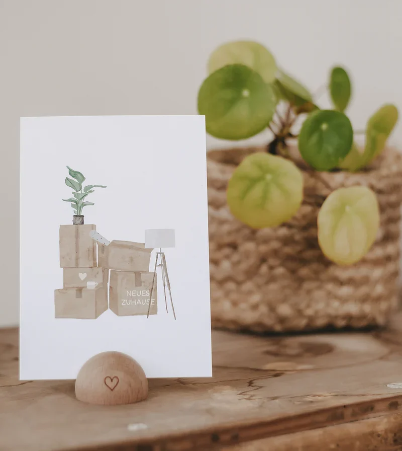 Postkarte  New Home Eulenschnitt Art nr. E133