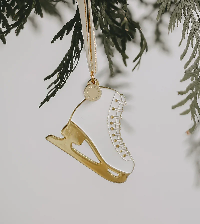 Baumschmuck Schlittschuhe Eulenschnitt Art. Nr. 696