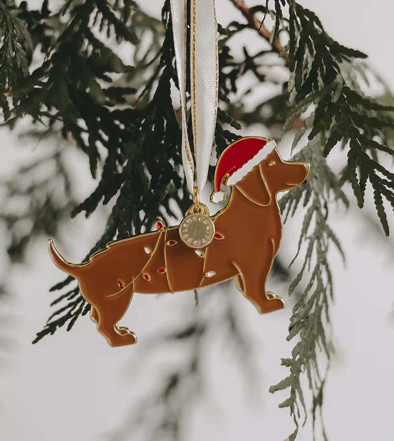 Baumschmuck Weihnachtsdackel Eulenschnitt Art. Nr. 65