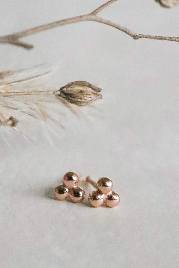 Rosegold Ohrstecker Trois Art. nr. OH 462