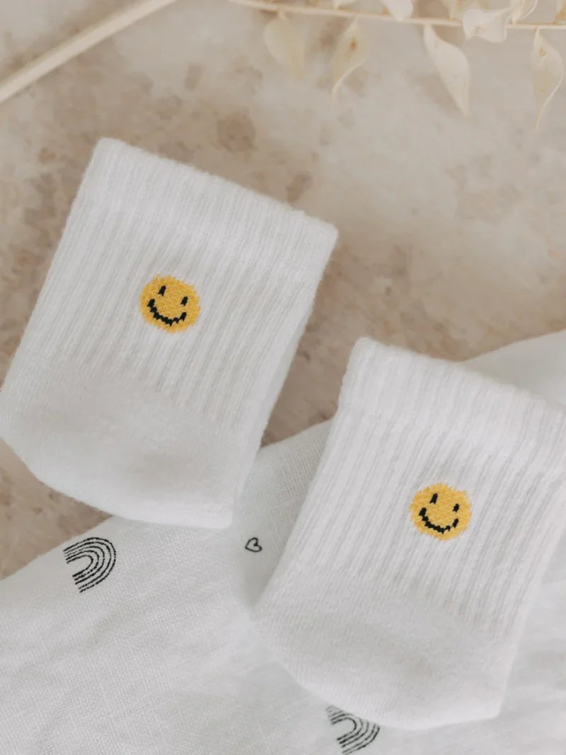 Babysocken Smiley Eulenschnitt Art nr. E 093