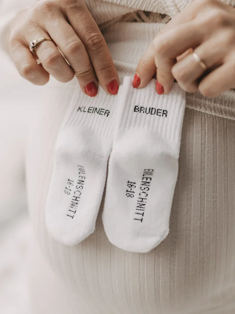 Babysocken Kleiner Bruder  Eulenschnitt Art nr. E 432