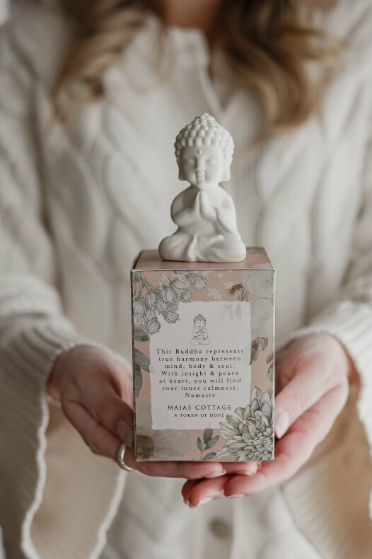 Majas-Glücksfigur – Buddha Majas Cottage Art nr. Mg83