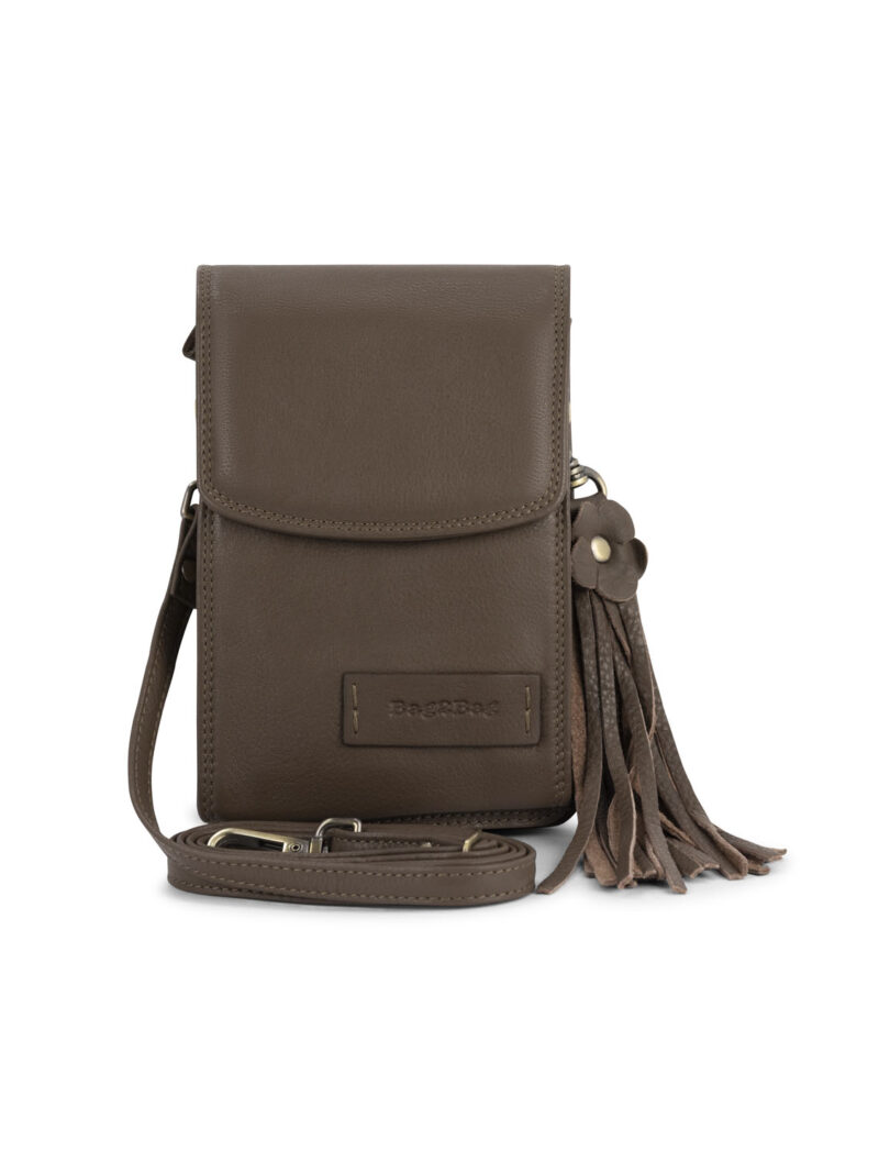 Ledertasche  Handytasche Yuka fudge braun   Bag2bag Art nr. B62