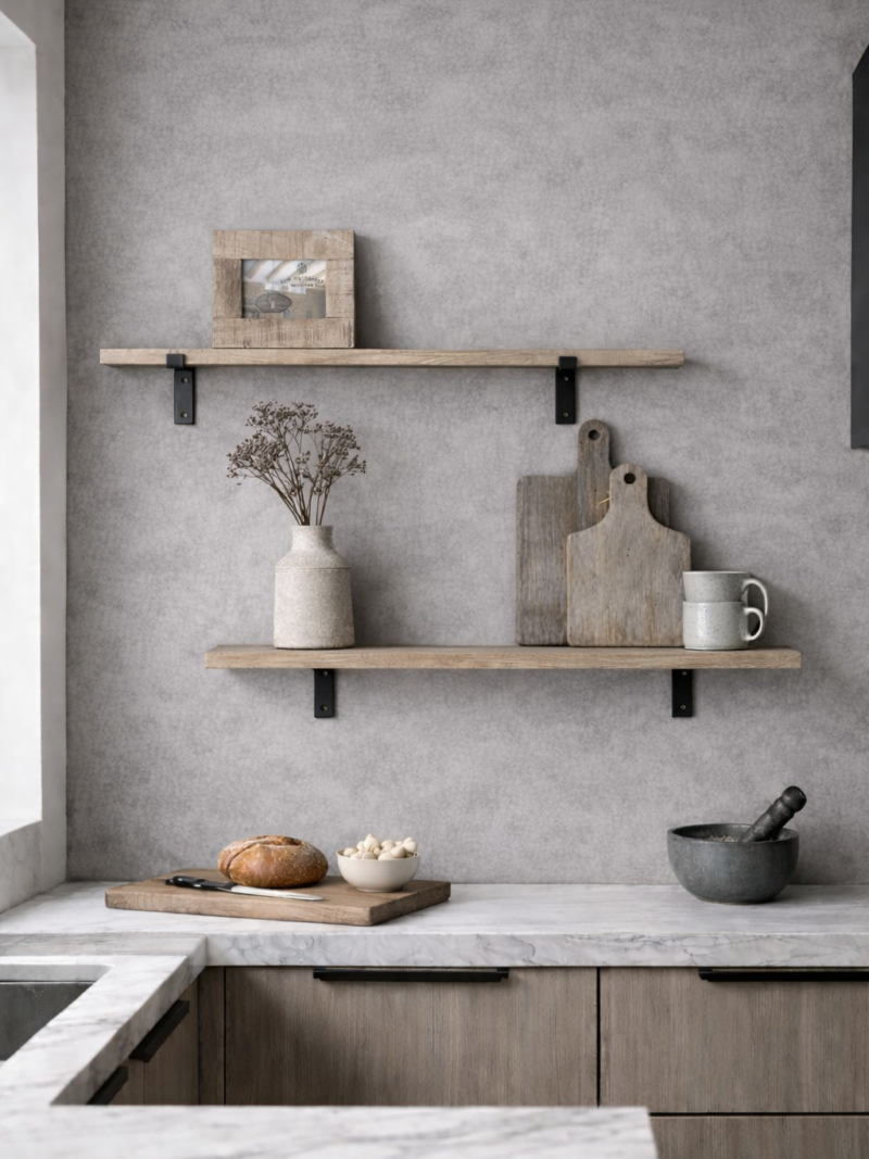 Wandregal Eisen Mango 80 cm  Art nr. RM852