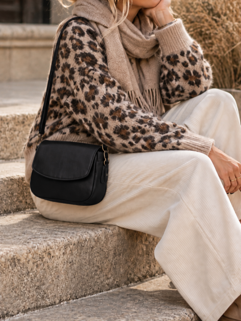 Ledertasche Melfort black  Bag2bag Aer nr. B44