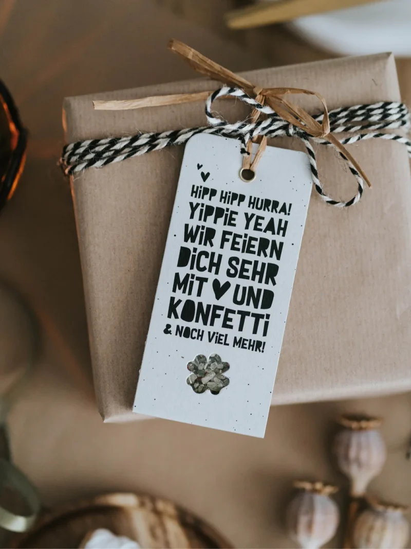 Hipp Hurra · Geschenkanhänger mit Gewürz Heldenglück Art nr. H16