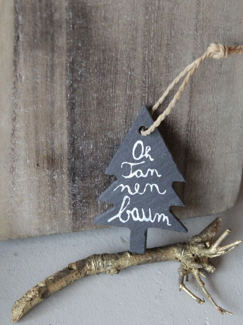 Schieferanhänger Tannenbaum  Art nr. GoF 677