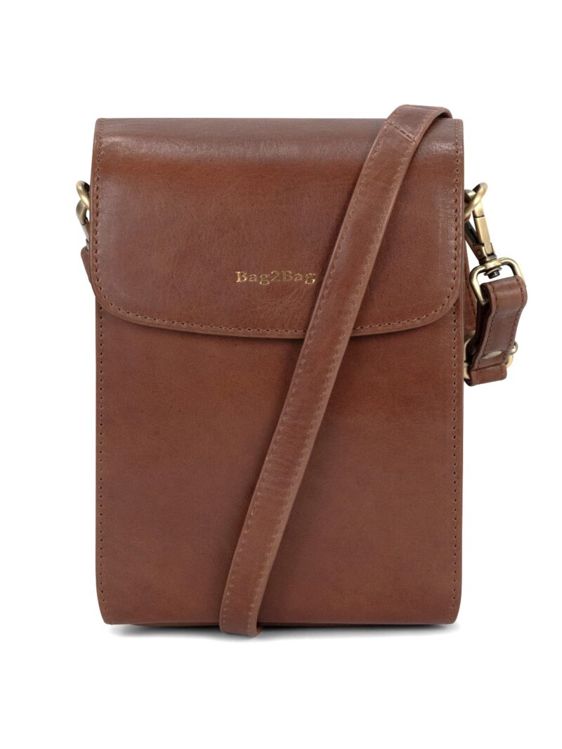 Handytasche Bati cognac Bag2Bag Art nr. B31