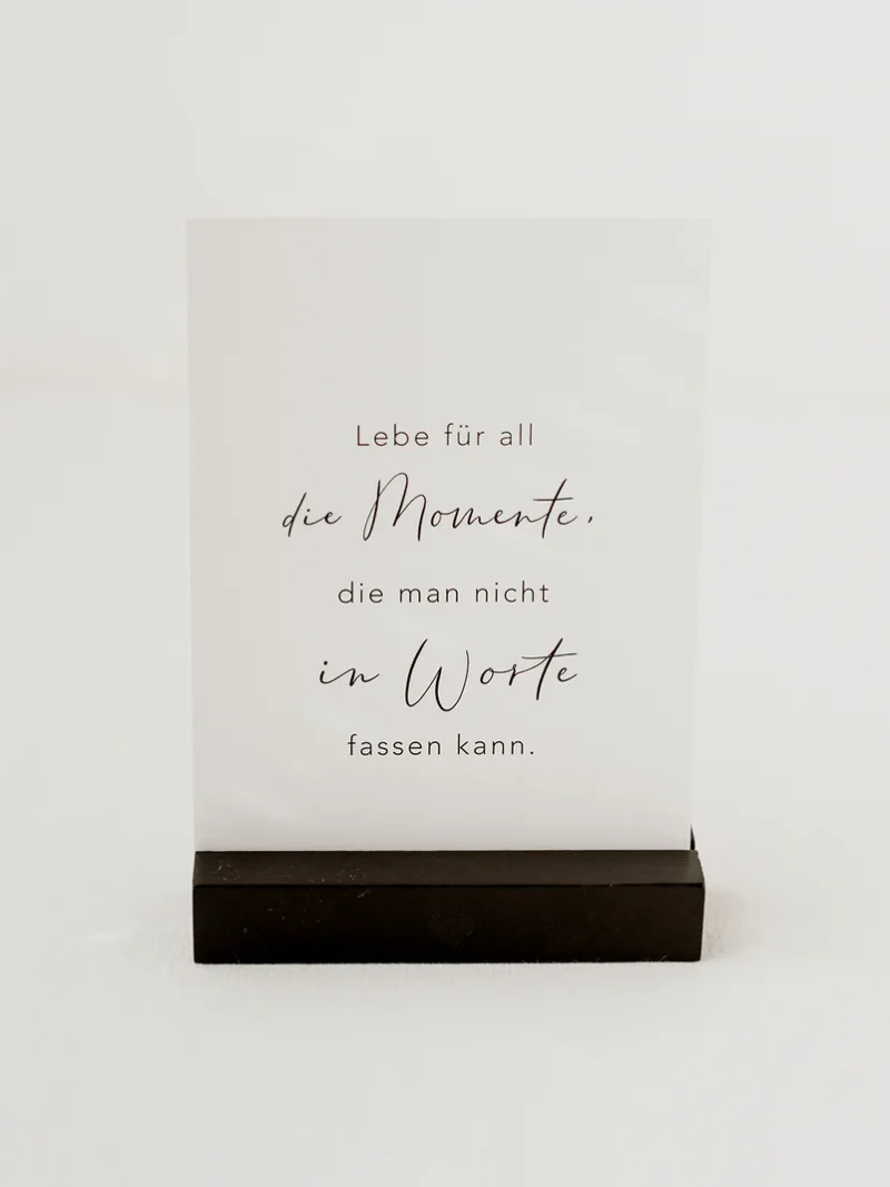 Kartenständer 2er Set -Herz schwarz 10,5cm   EulenschnittArt. Nr.29