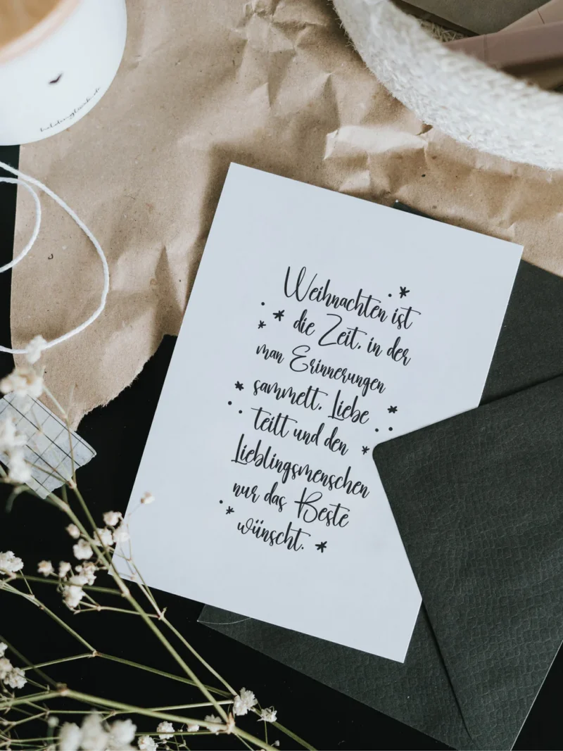 Weihnachtszeit · Postkarte Heldenglück Art nr. H 977