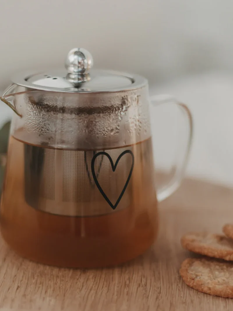 Teekanne Herz 550ml  Eulenschnitt Art nr. E 09