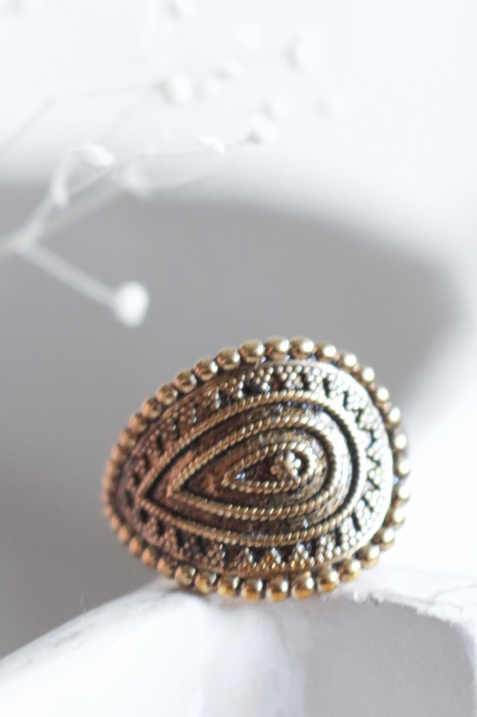 Gold Fingerring Elma geschwärzt Art. nr. FR1411840