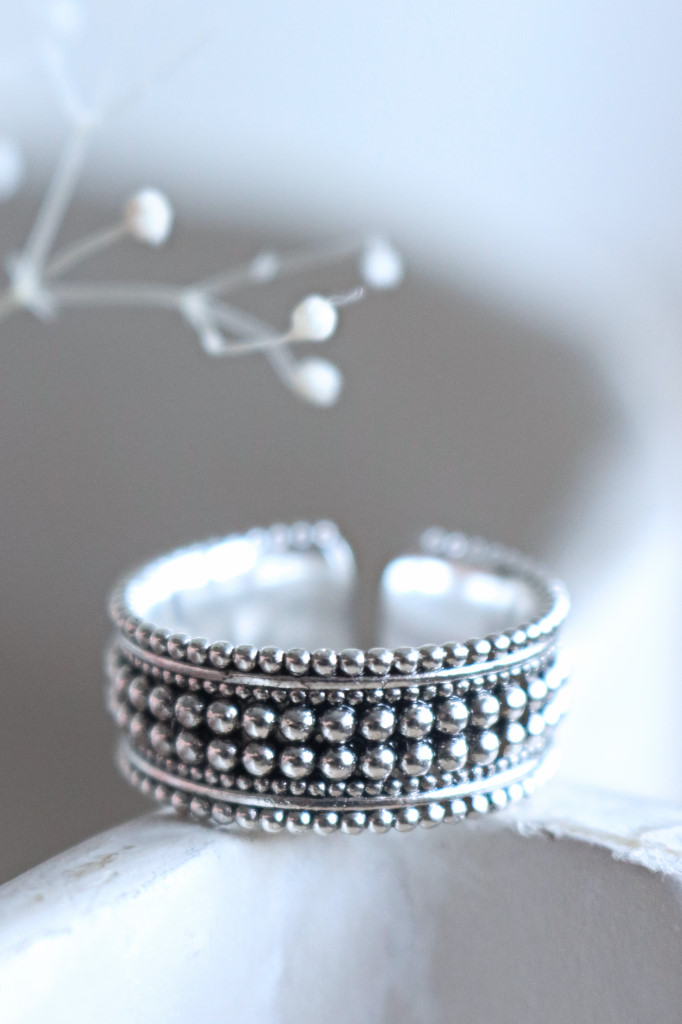 Silber Fingerring Freda geschwärzt Art. nr. FR10182