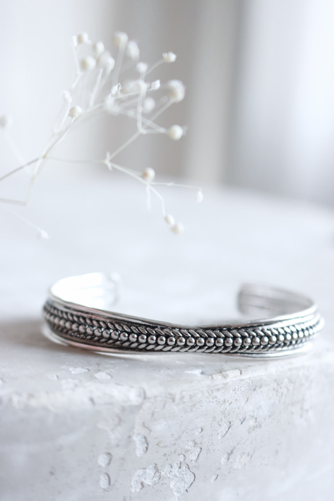 Silber Armspange Carla geschwärzt Art. nr. AS101007