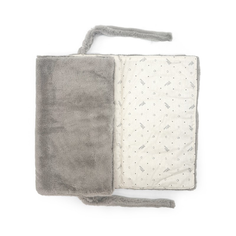 Wickelauflage fell mink grau taupe  art nr. Bs 099