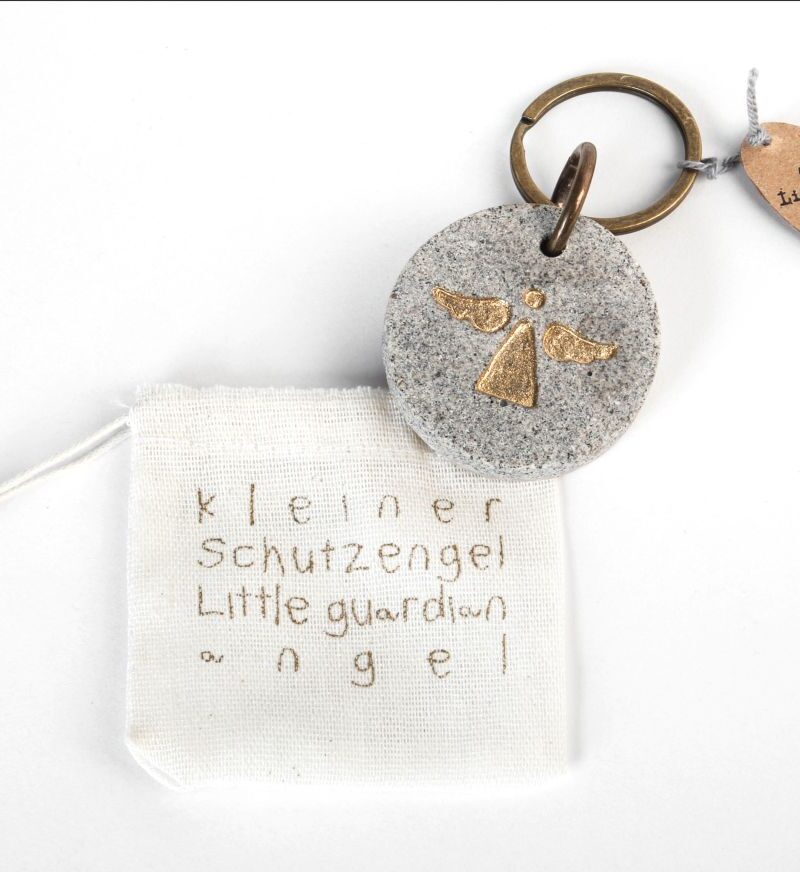 schlüsselanhänger kreis Engel Terrazzo Art nr. Gf 89