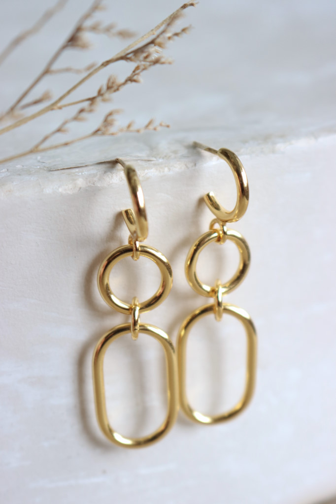 Gold Ohrenstecker Huda Art. nr. OH469