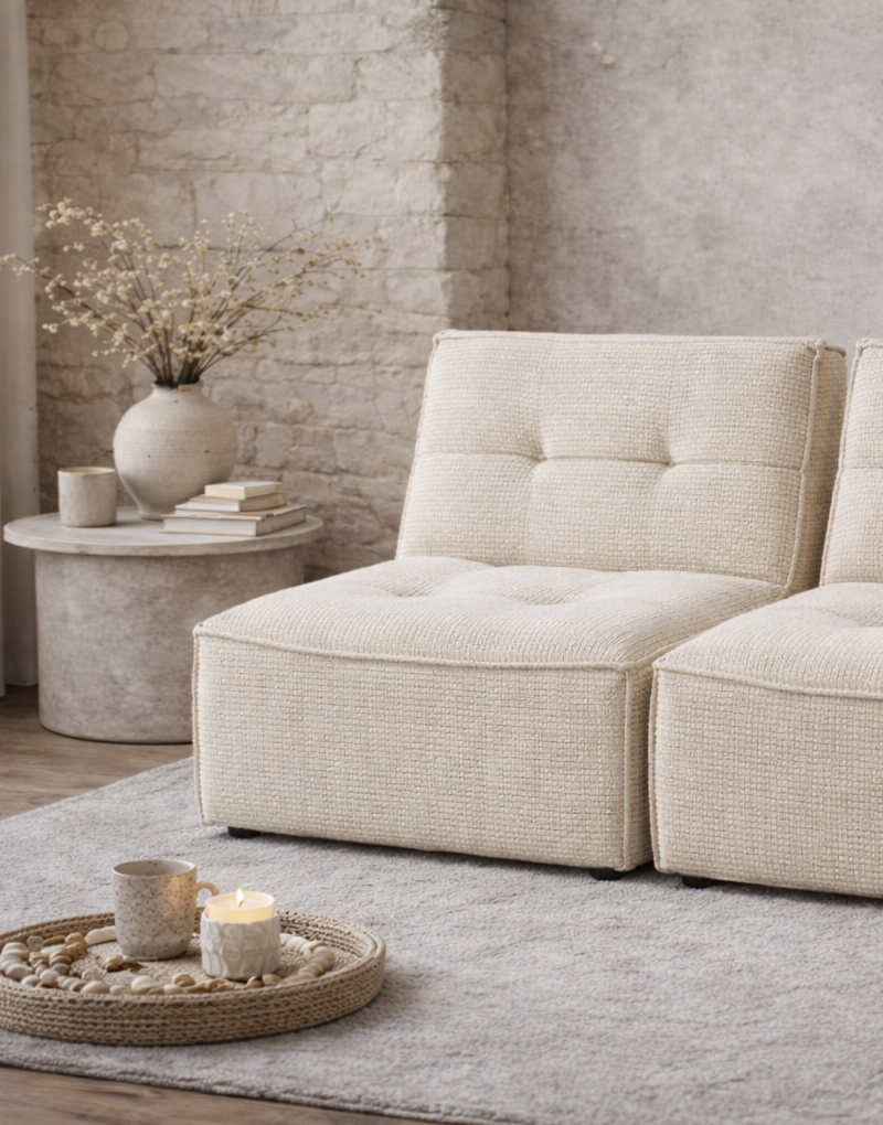 Sessel cord creme beige Art nr. Jl 77