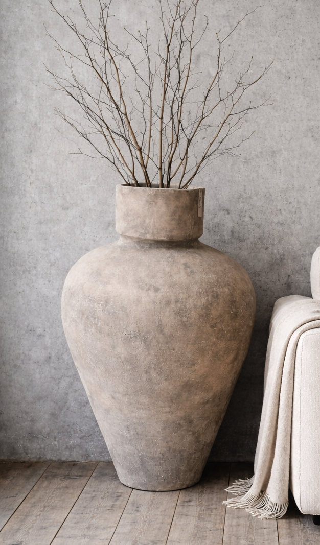 Vase XXL beige Michel Art nr. Pd 414