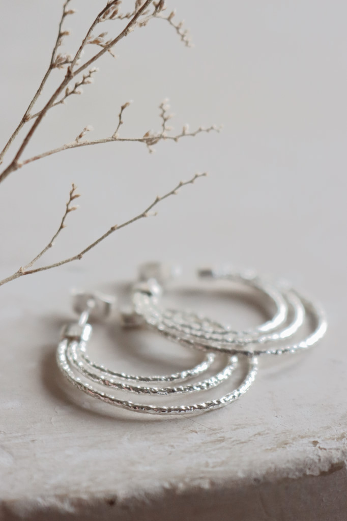 silber Creolen Ilva Argento Art. nr. OH 01-7858