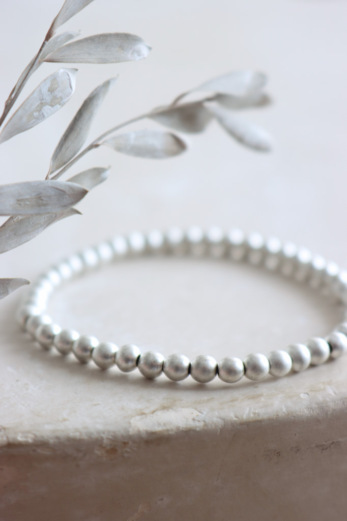 Einfaches Armband Hämatit silber Art. nr. AB4615