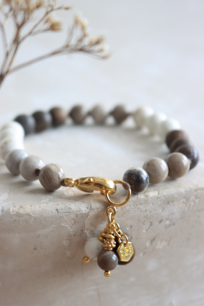 Gold Armkette Garish braun Da Shanti Art. nr. Ds436