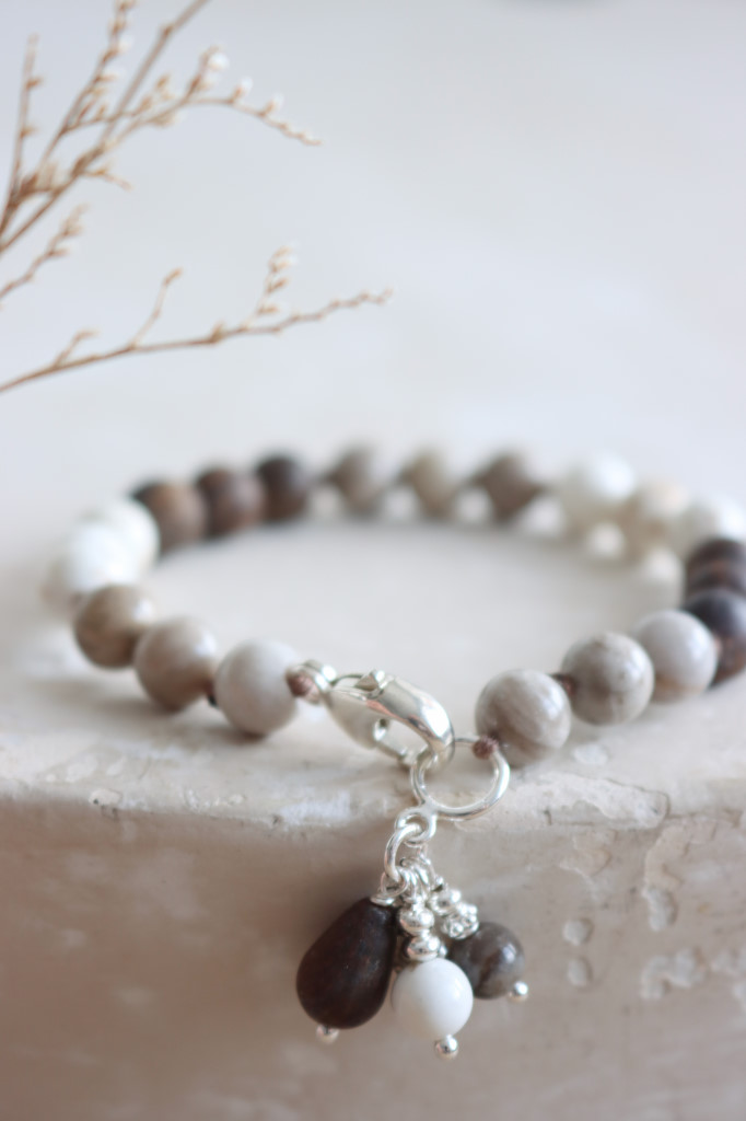 Silber Armkette Garish braun Da Shanti Art. nr. Ds43713