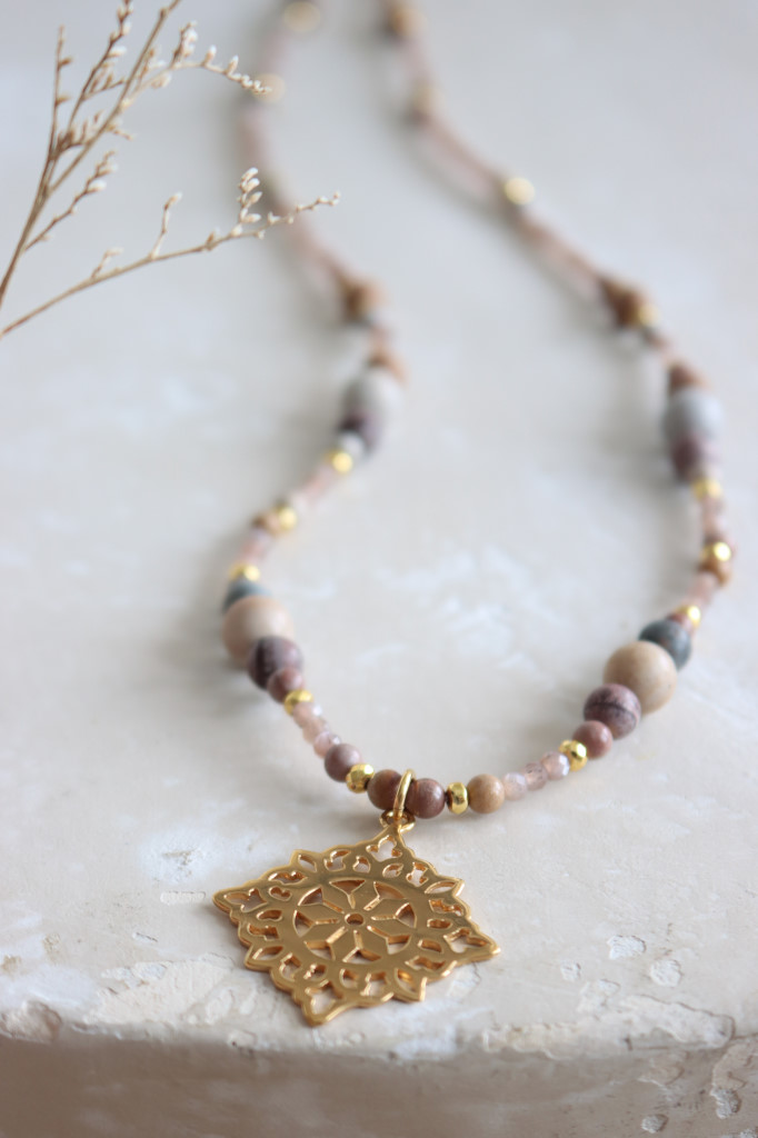 Gold Halskette lang Tenderly zimt Da Shanti Art. nr. Ds1963