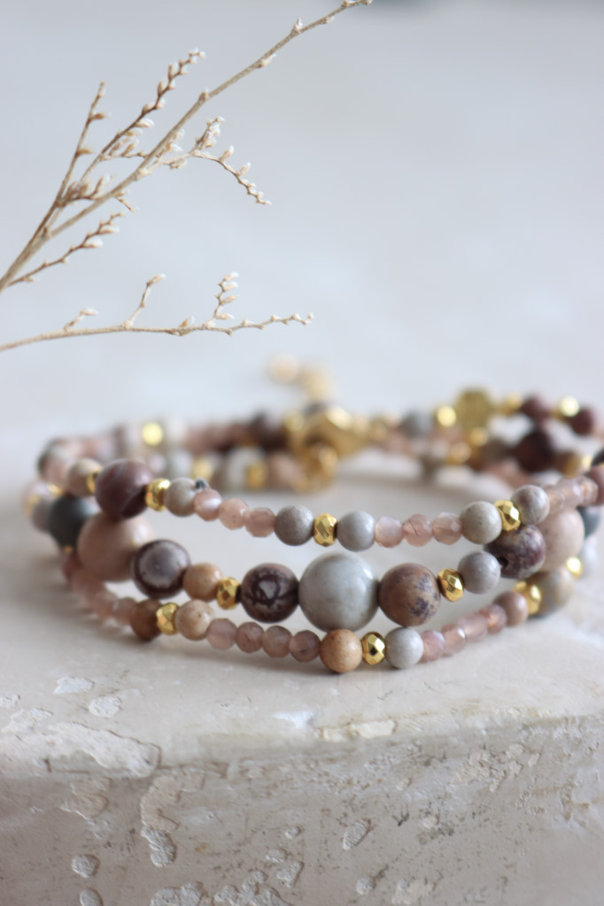 Gold Armkette Tenderly zimt Da Shanti Art. nr. Ds173663