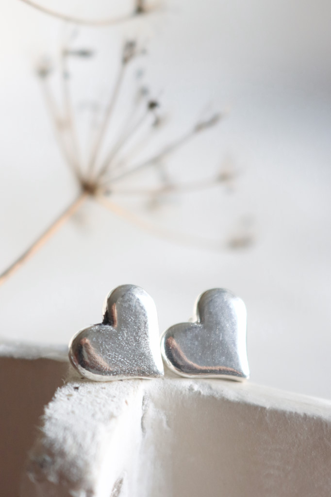 Silber Ohrenstecker Big Heart Art. nr. OH341
