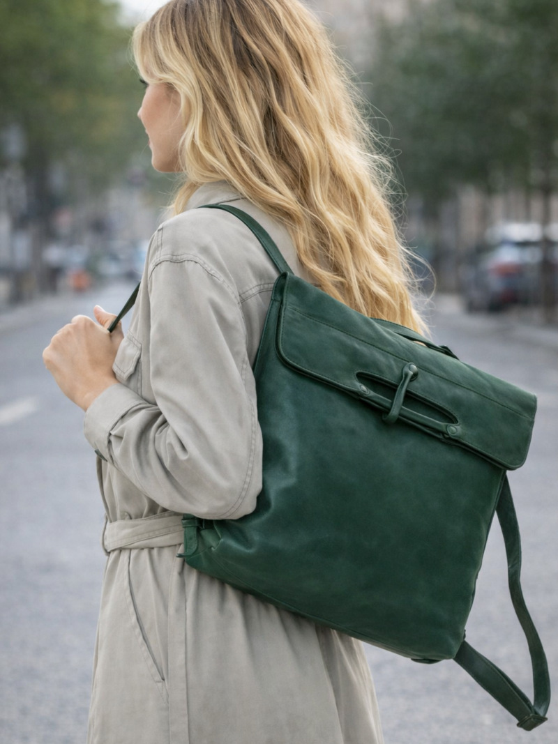 Sale Rucksack Mrs. Apple Strudel sea oine Petrol / grün   Art nr. T 0999