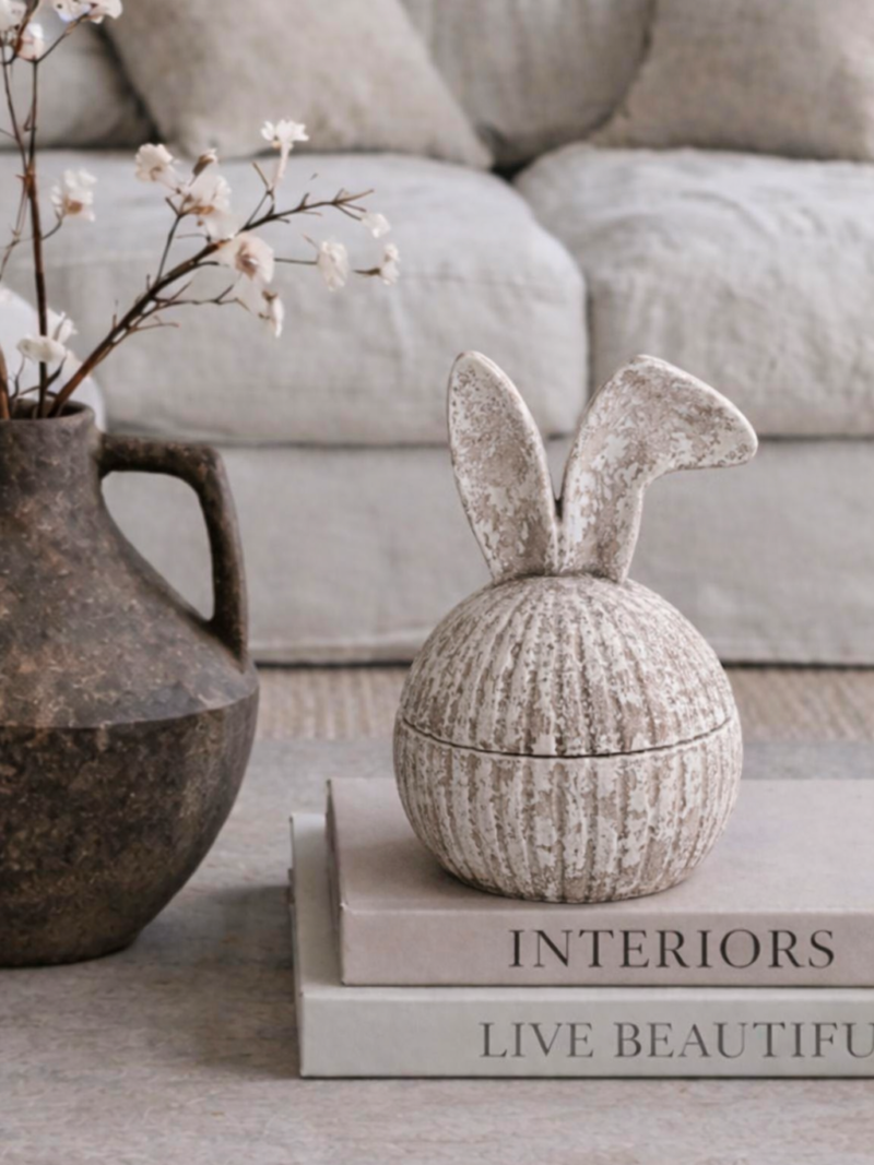 Hasen Aufbewahrungsbox zement Art nr. Pmd765