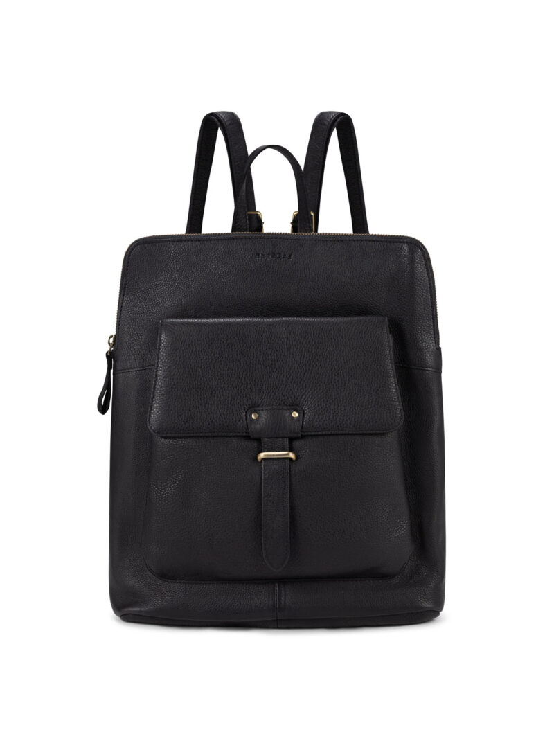 Lederrucksack Cevita black  Bag2bag art nr. B011