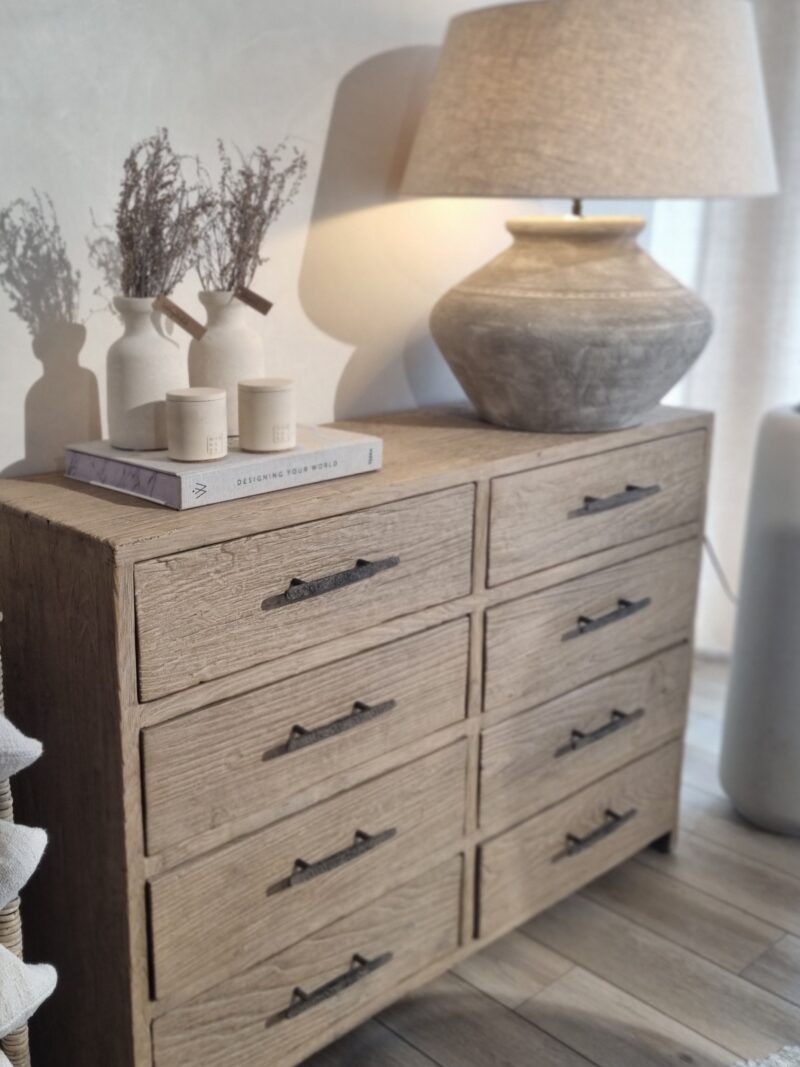 Kommode camy Ulmenholz Art nr. M 0013