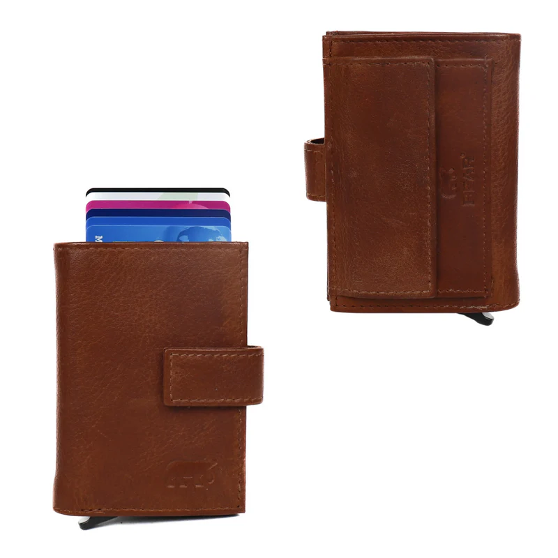 Leder Kartenhalter „Evie“ Cognac  Bear Art nr. B 0914