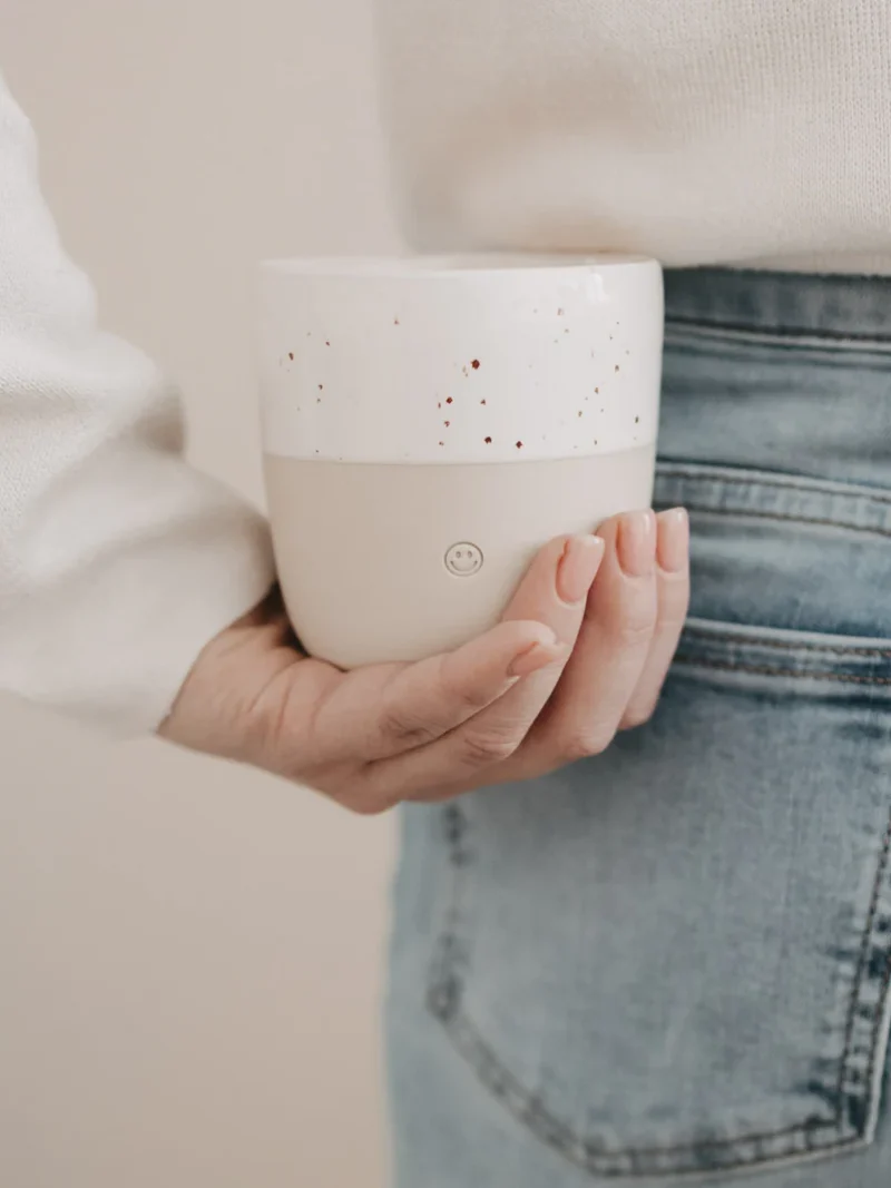 Becher gross Smiley Eulenschnitt Art nr. E 90144